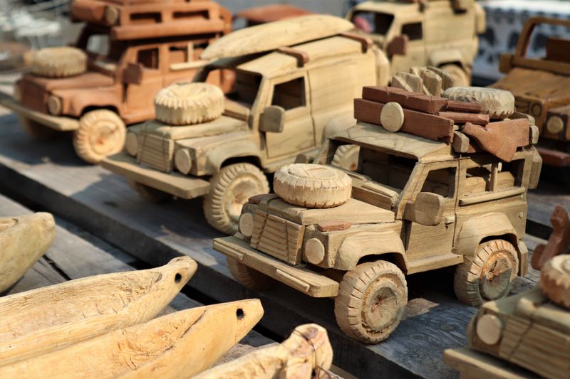 Wooden Cars and Trucks