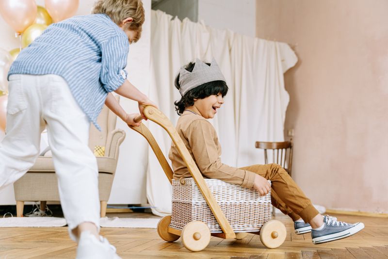Wooden Baby Walkers and Push Toys